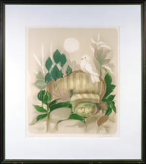 Dieter Framke - Litho, Zonder titel - Ingelijst kopen? Bied vanaf 1!