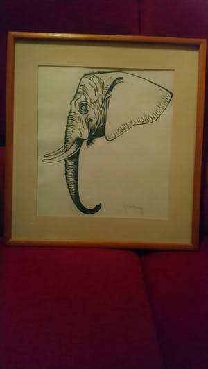 Johannes B. Wiebenga - Olifant uit diergaarde Blijdorp kopen? Bied vanaf 100!
