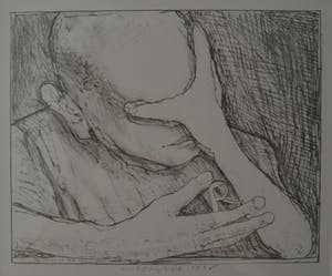 Co Westerik - Litho - Denkend aan Rembrandt - 1996 - HC kopen? Bied vanaf 160!