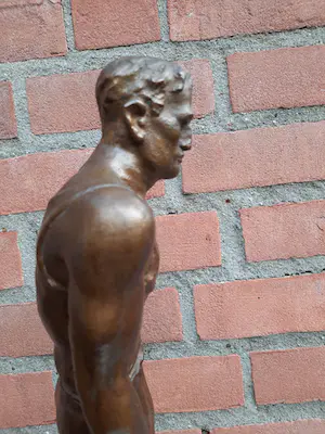 Brons (Onbekend) - Monogram P, bronsgieterij W. Füssel Berlin. kopen? Bied vanaf 300!
