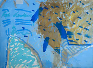 Titus Nolte - Aquarel op papier, Zonder titel (Groot) kopen? Bied vanaf 1!