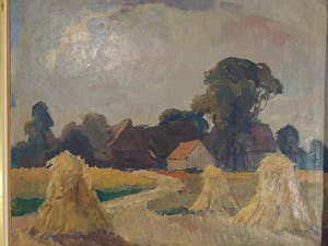 Jan Kagie (jr.) - Landschap Drenthe met Boerderij kopen? Bied vanaf 300!