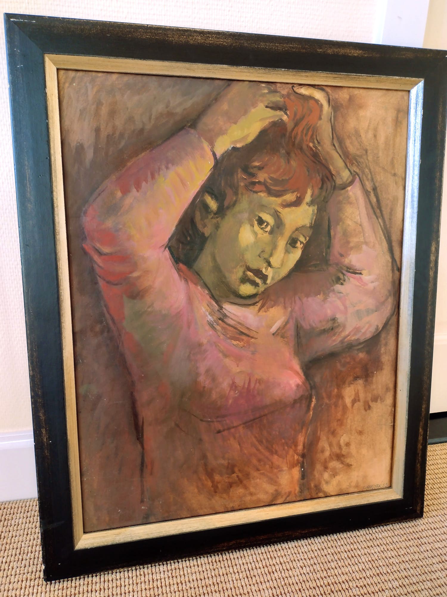 Rudolf Hagenaar - Meisje schikt haar kapsel verkocht voor € 50!