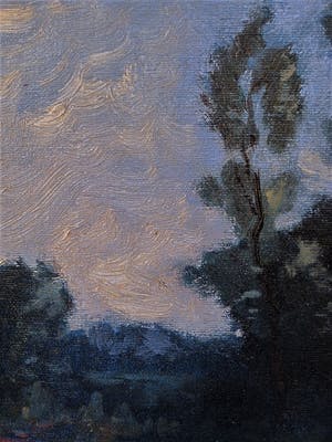 Henri van Lerven - Bekoorlijk 1920 impressionistisch olieverf "Kerk op de Veluwe" gesigneerd kopen? Bied vanaf 1!