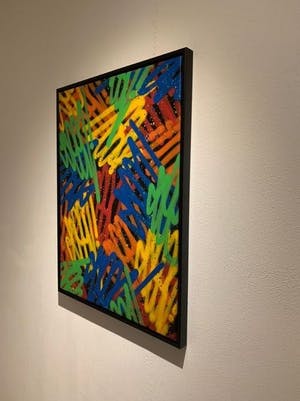 SEEN - Multitag - Spraypaint op canvas - Richard Mirando, Godfather of graffiti kopen? Bied vanaf 799!