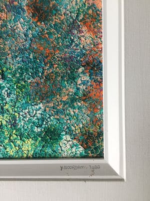 Yvonne Noordam - Mix IV - Olieverf op Board, Ingelijst kopen? Bied vanaf 99!