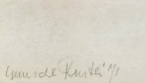 Guus de Ruiter - Collage en aquarel, Abstracte compositie kopen? Bied vanaf 20!