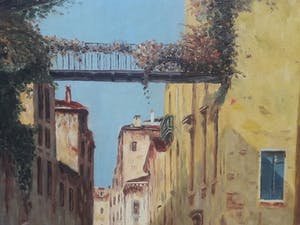 Niet of onleesbaar gesigneerd - TH.J.Scheffer 1942. Venetie. kopen? Bied vanaf 10!