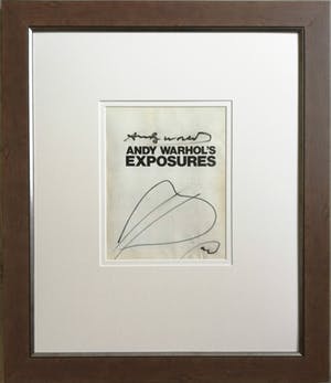 Andy Warhol - Originele tekening "Butterfly" 1979- Gesigneerd kopen? Bied vanaf 990!