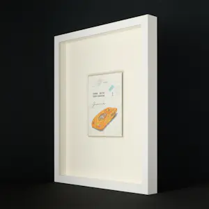 Panamarenko - Signierte Art Card "Thermo Voltaic - Energy Convertor" - Professionell gerahmt kopen? Bied vanaf 485!