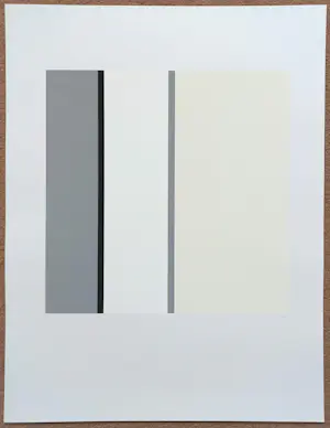 Harry van Kuyk - Geometrische compositie, zeefdruk kopen? Bied vanaf 195!