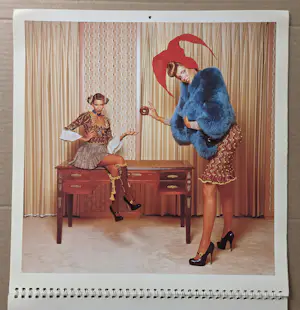 Inez van Lamsweerde - Vivienne Westwood. Kalender met 6 portretten. 1995. kopen? Bied vanaf 79!