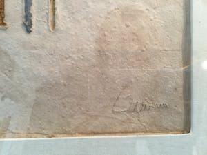 Niet of onleesbaar gesigneerd - C2149, voorstelling met spijker kopen? Bied vanaf 10!