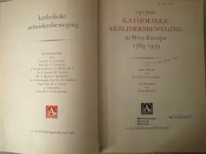 Frans Masereel - 150 jaar Katholieke Arbeidersbeweging in West-Europa (1789-1939) kopen? Bied vanaf 65!