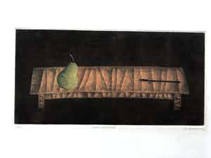 Tomoe Yokoi - Pear and brush verkocht voor € 70!
