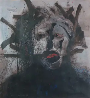 Joep Goeting - Gouache, Zonder titel - Ingelijst kopen? Bied vanaf 50!