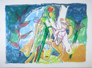 Anton Vrede - Zeefdruk, Look Who's Laughin (Groot) kopen? Bied vanaf 1!