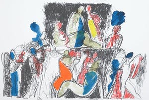 Jan Peter van Opheusden - Litho, Feest der Goden kopen? Bied vanaf 1!