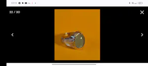 Zilver - 5 prachtige ringen van 925 zilver met natuurlijke edelstenen kopen? Bied vanaf 200!