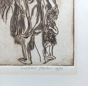 Michael Jepkes - Muur, ets kopen? Bied vanaf 45!