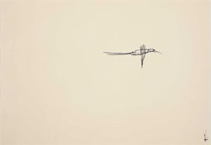 Melle Oldeboerrigter - Inkttekening op papier, z.t. Insect kopen? Bied vanaf 80!