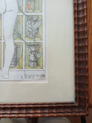 Buy Bart ter Haar - "Vrouw voor vitrine. "? Bid from 35!