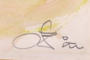 Franscz Witte - Gemengde techniek op papier, Storm kopen? Bied vanaf 1!