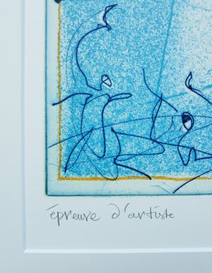Ronald Tolman - Tennis, aquatint ets (mooi ingelijst) kopen? Bied vanaf 100!