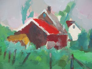 Henri Titselaar - Landschap met boer kopen? Bied vanaf 60!