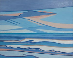 Paul Overhaus - Olieverf op doek, Wolken bij zee kopen? Bied vanaf 100!