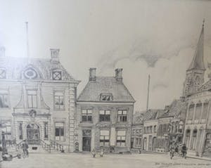 Niet of onleesbaar gesigneerd - C4157-3 - De markt Doetinchem anno 1910 kopen? Bied vanaf 1!