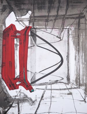 Eva Durlacher - Litho, Het podium is weer open kopen? Bied vanaf 1!