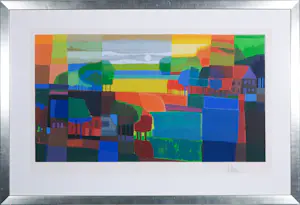 Ton Schulten - Zeefdruk, Verscholen - Ingelijst (Groot) (museumglas!) kaufen? Bieten Sie von 500!