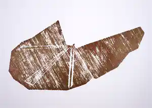 Elvire Minekus - Houtsnede, Elf verkocht voor € 1!