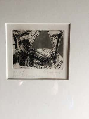 Constant - "Het bruggetje" - zeldzame proefdruk van Constant verkocht voor € 3!