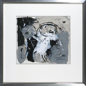 Gerriet Postma - Expressieve gouache met gesigneerde en genummerde monografie in casette kopen? Bied vanaf 500!