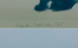 Frank Lodeizen - Litho op papier, Landschap - Ingelijst kopen? Bied vanaf 60!