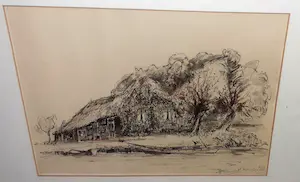 Niet of onleesbaar gesigneerd - Boerderij Aan Het Water 1988 kopen? Bied vanaf 1!