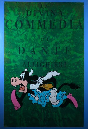 Jan Bollaert - Gemengde techniek op Board, Commedia Green (Groot) kopen? Bied vanaf 100!