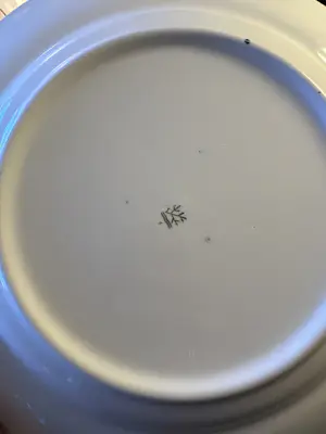 Ellen Meuwese - Porseleinen bord 1996 - groot 35 cm doorsnede - kip kopen? Bied vanaf 50!