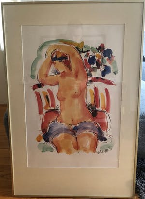 Nic Jonk - Zittend naakt kopen? Bied vanaf 90!