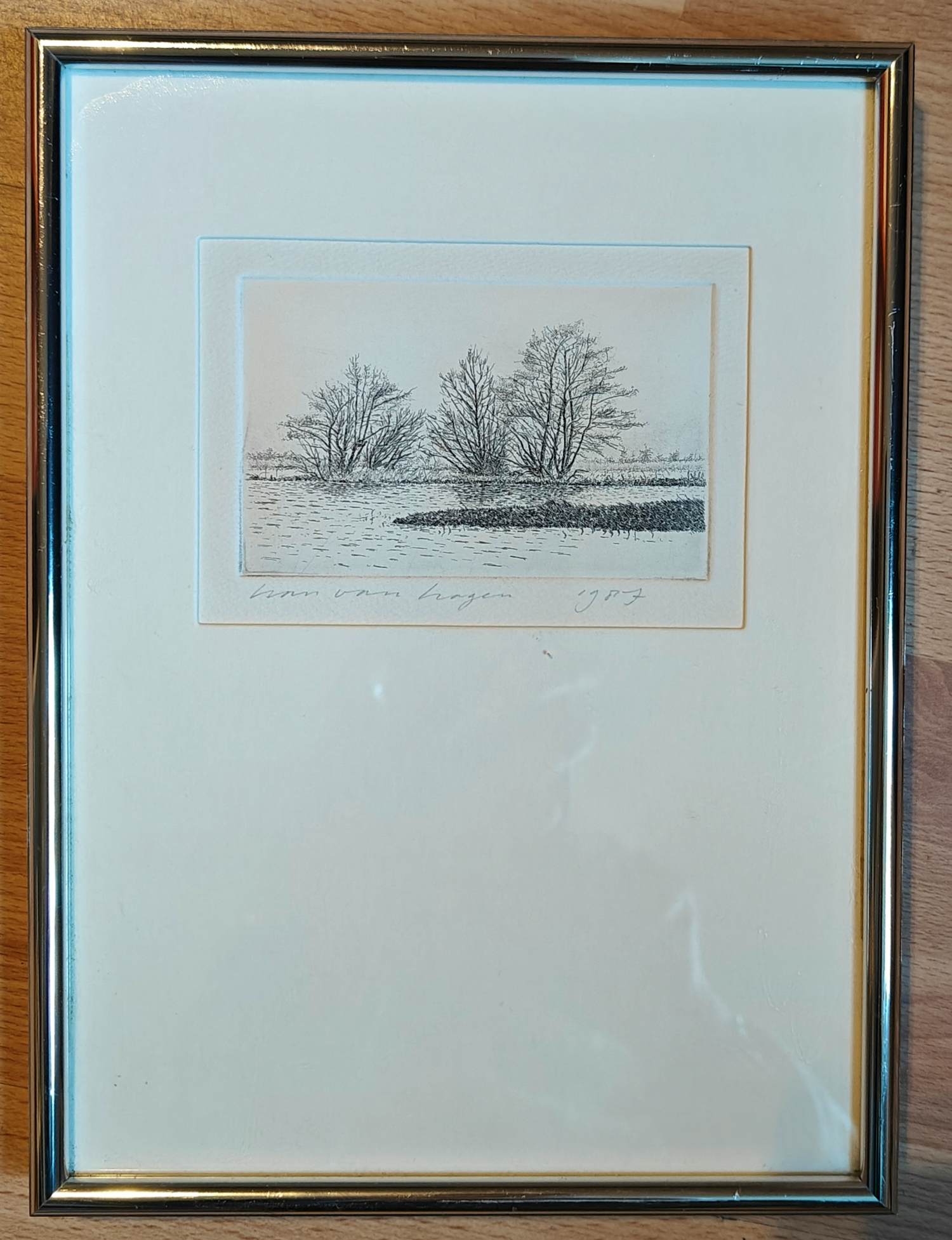 AcheterHan van Hagen - Lijnets. Landschap? Enchérissez de 30!