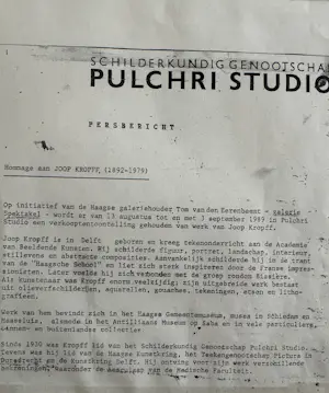 Joop Kropff - Abstracte Compositie kopen? Bied vanaf 900!