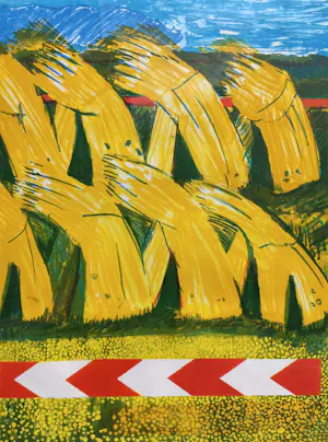 Jan Cremer - Herfst, litho (netjes ingelijst, groot!) kaufen? Bieten Sie von 10!