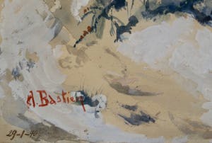 Alfred Bastien - "Bord de la Riviere Enneige" kopen? Bied vanaf 150!