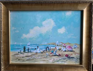 Henk Poeder - Strand gezicht kopen? Bied vanaf 139!