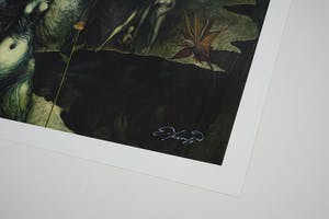Ernst Fuchs - Gertrude Baschnegger vor dem Lebensbaum - gesigneerde giclee, 2012 kopen? Bied vanaf 40!