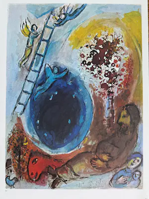 Marc Chagall - Le Village, Original-Farblithographie 1977 Mourlot 917 kopen? Bied vanaf 360!