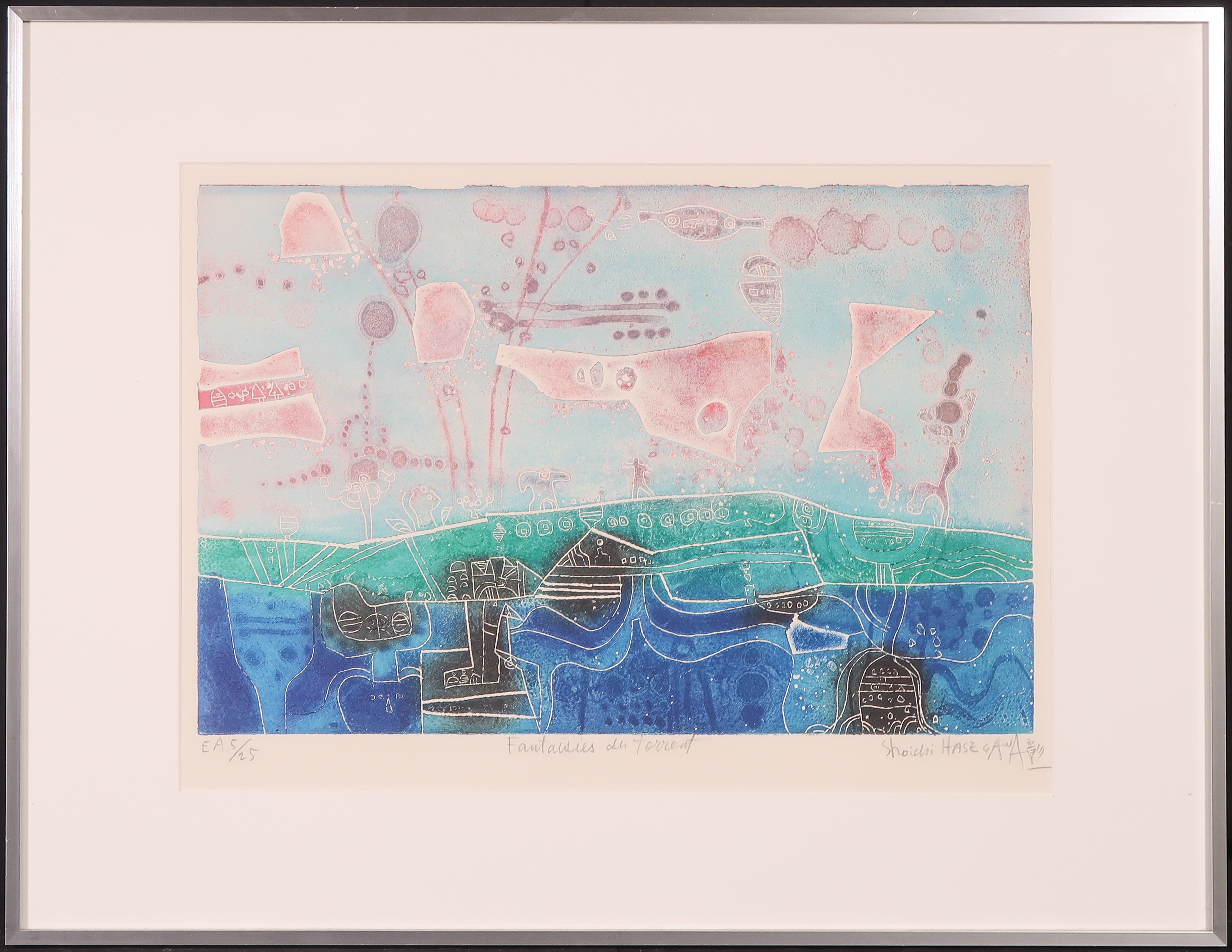 Soichi Hasegawa - Ets, Fantaisies du Torrent - Ingelijst kopen? Bied vanaf 50!