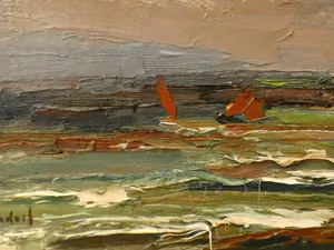 Pol Van Suetendael - zeezicht. kopen? Bied vanaf 225!